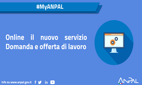 immagine Domanda e offerta di lavoro: online il nuovo servizio di MyANPAL 